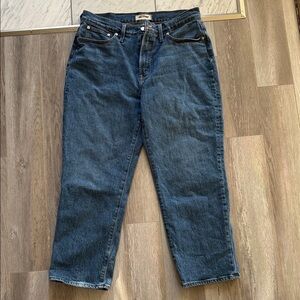 Madewell The Perfect Vintage Straight Jean, Size 31P